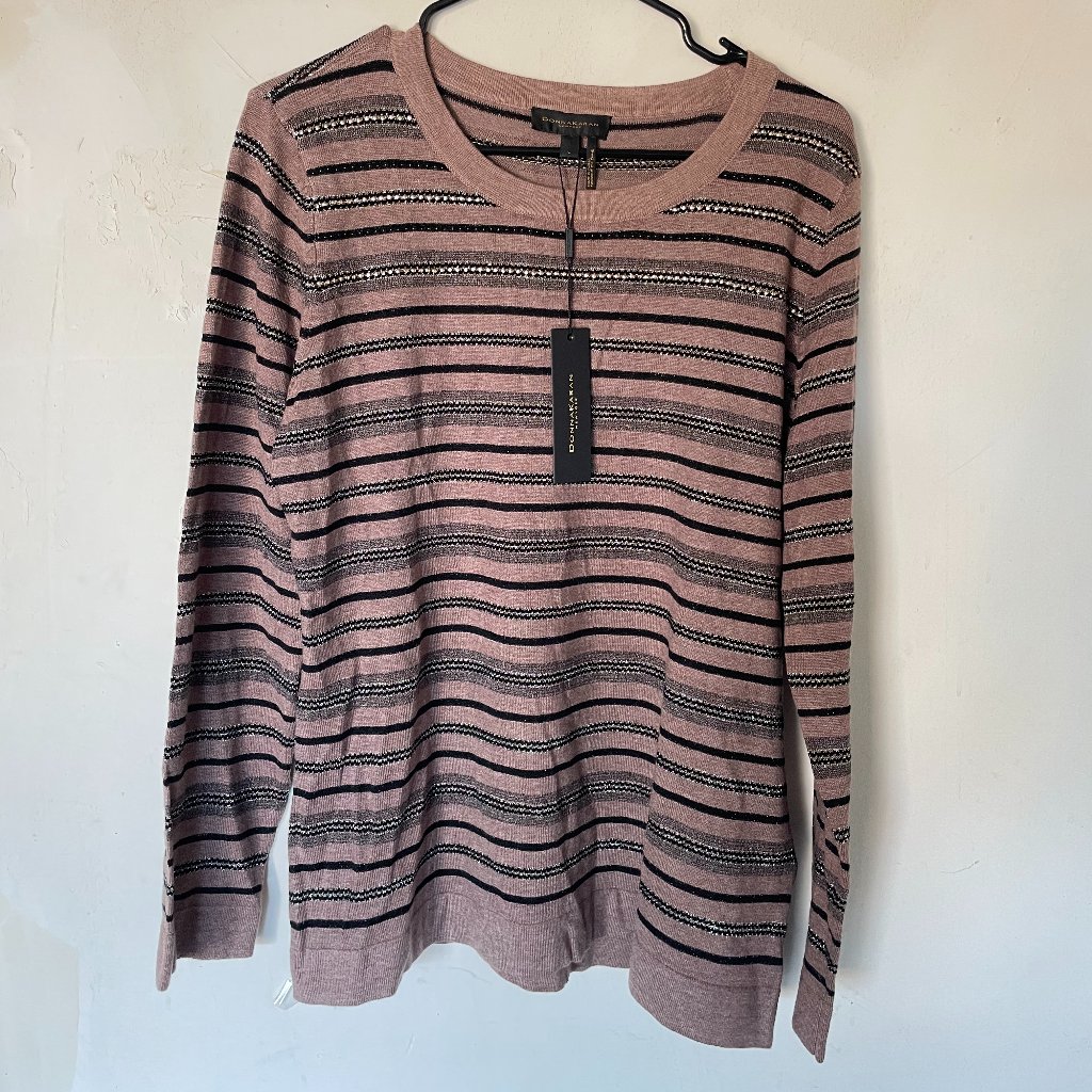 Donna Karan Long Sleeve  Size L Brand New